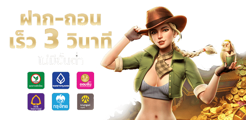 ฝาก-ถอน เร็ว 3 วิ